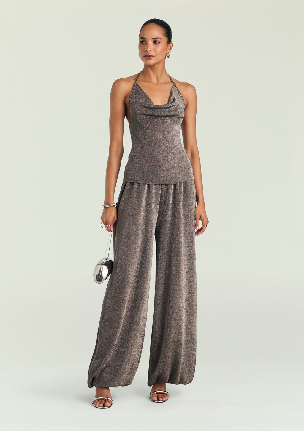 Esmerelda Metallic Knit Top