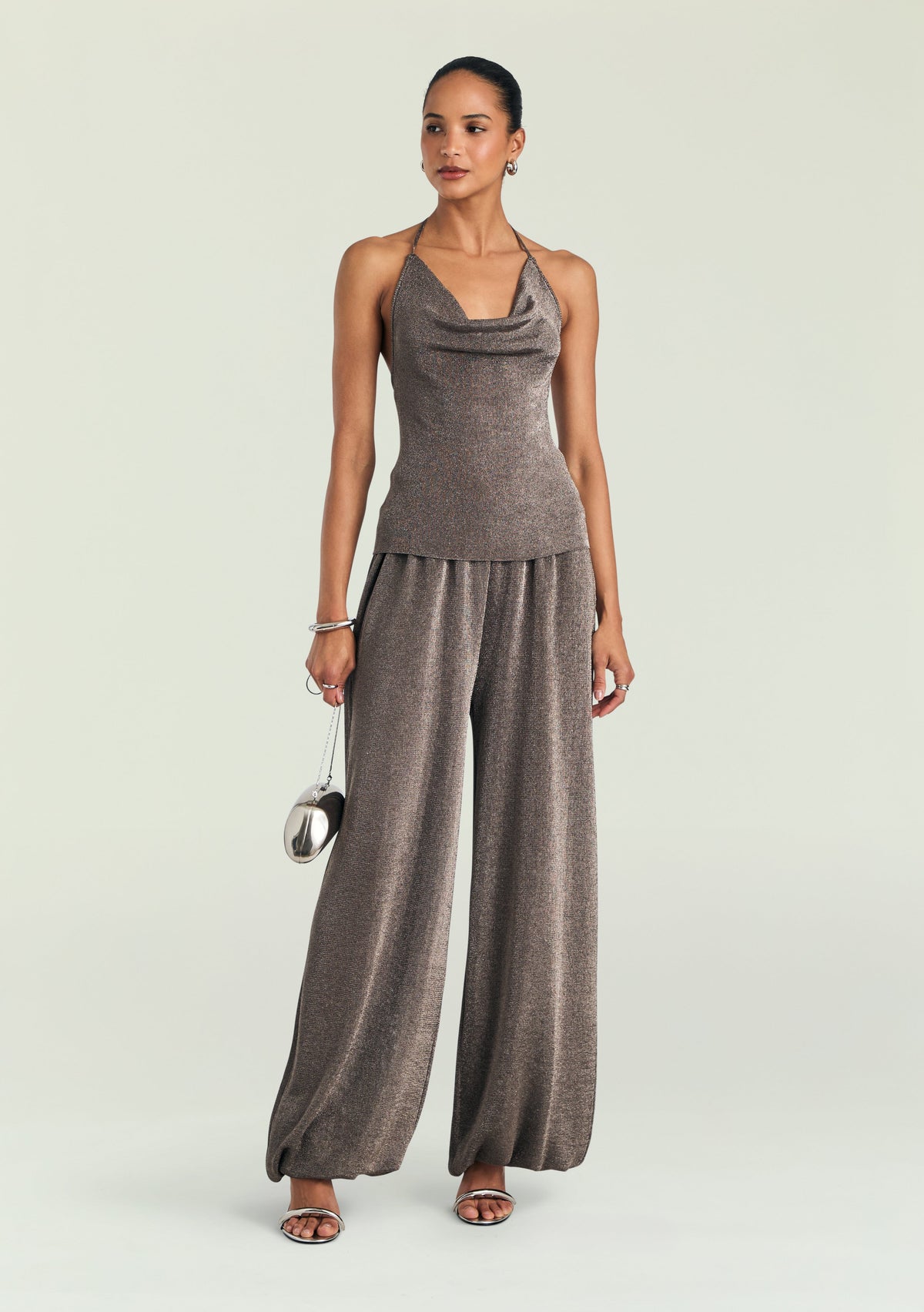 Esmerelda Metallic Knit Top