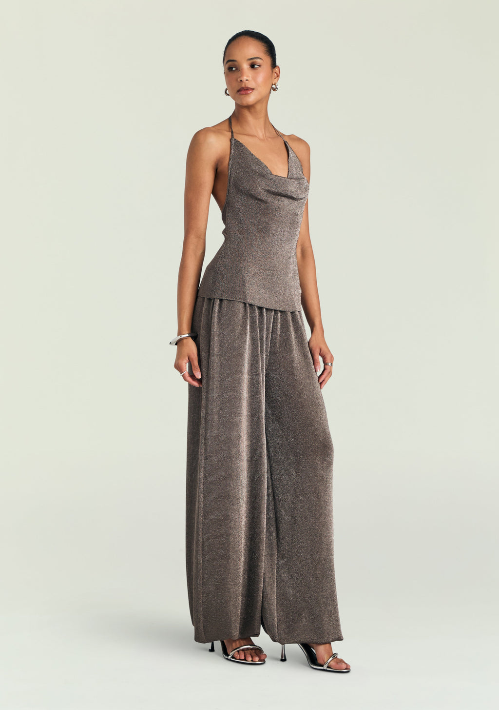 Esmerelda Metallic Knit Top