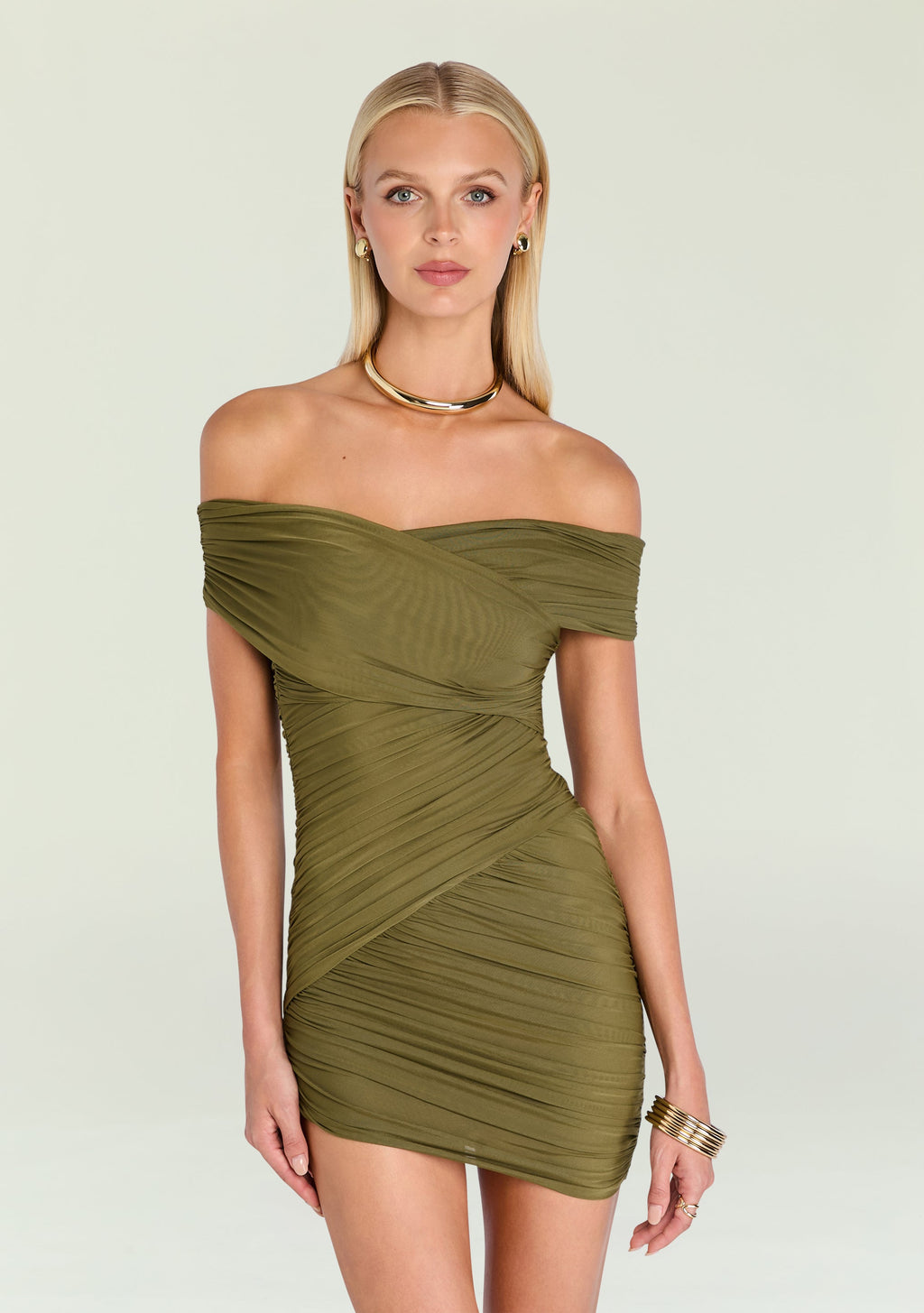 Deniz Mesh Mini Dress