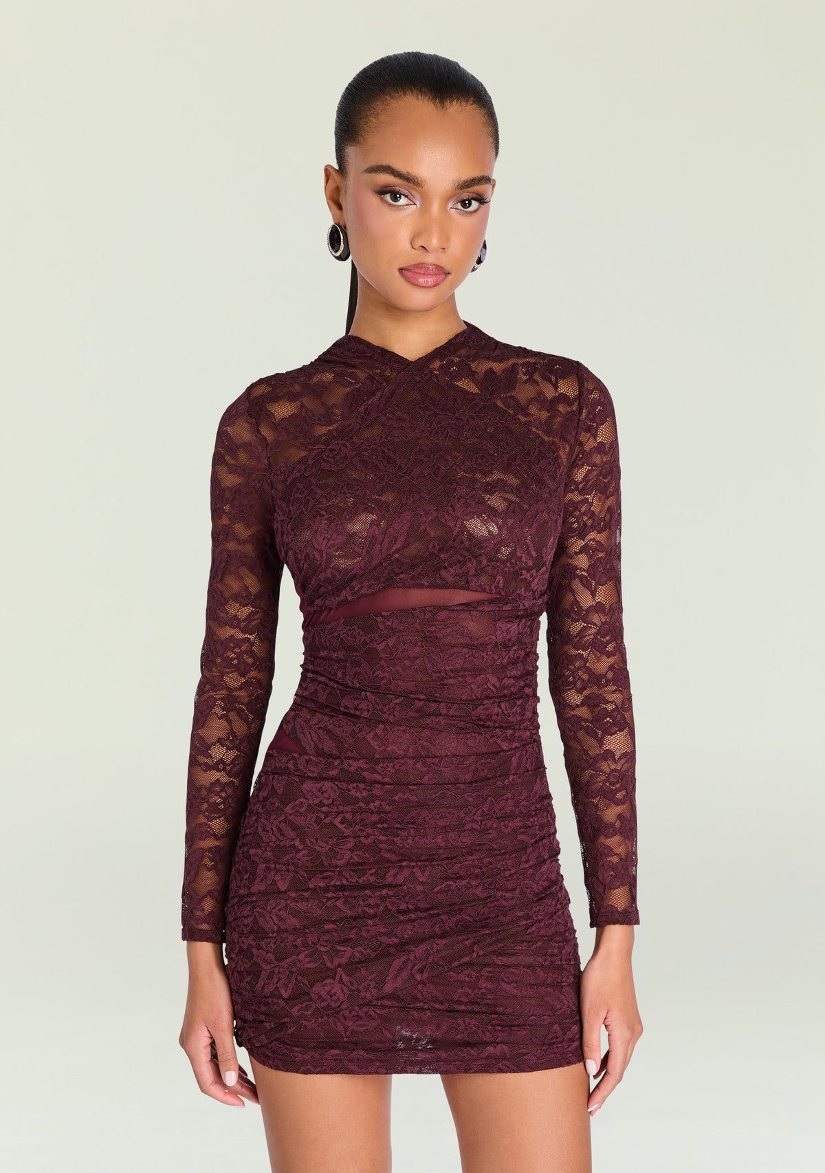 Moxey Ruched Mini Dress