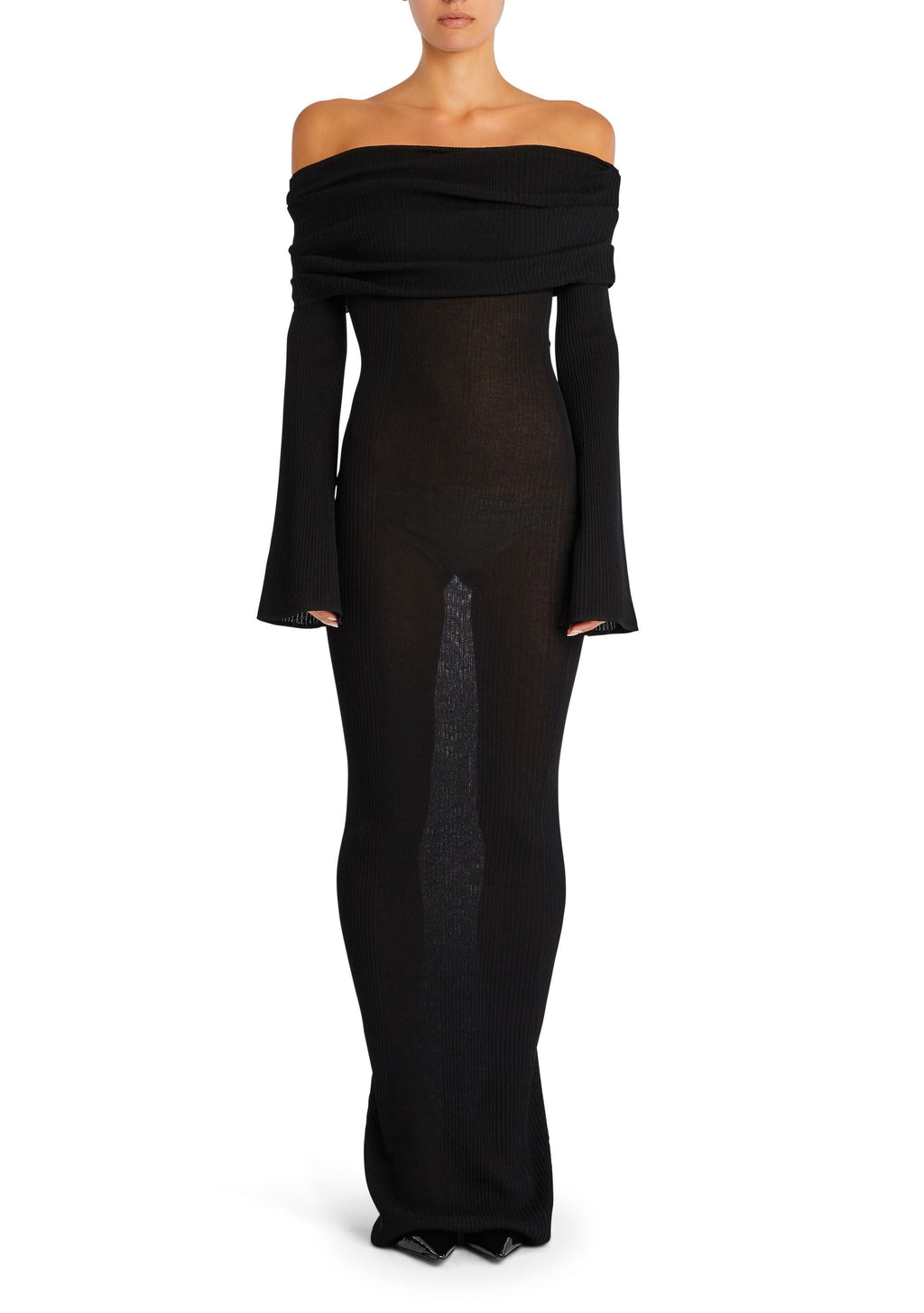 Galleria Rib Knit Maxi Dress