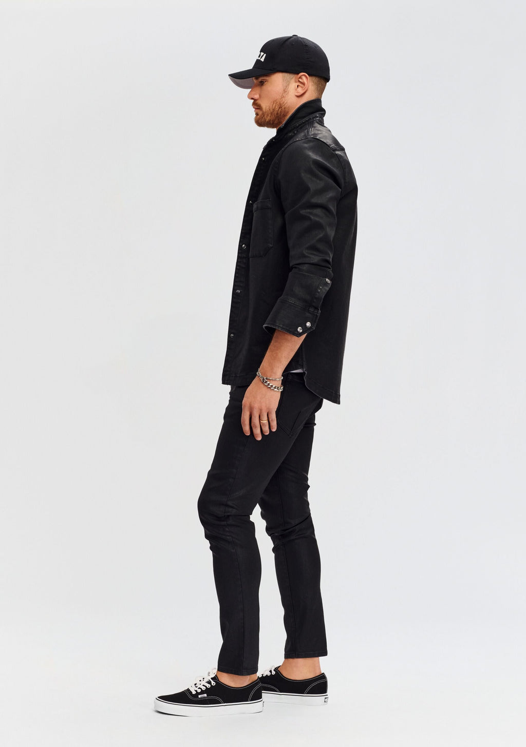 Marcus Coated Denim Shirt