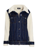 Mink Teddy Denim Jacket