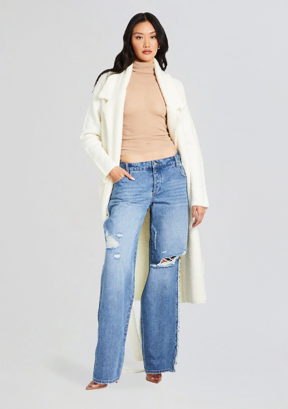 Roma Frayed Jean