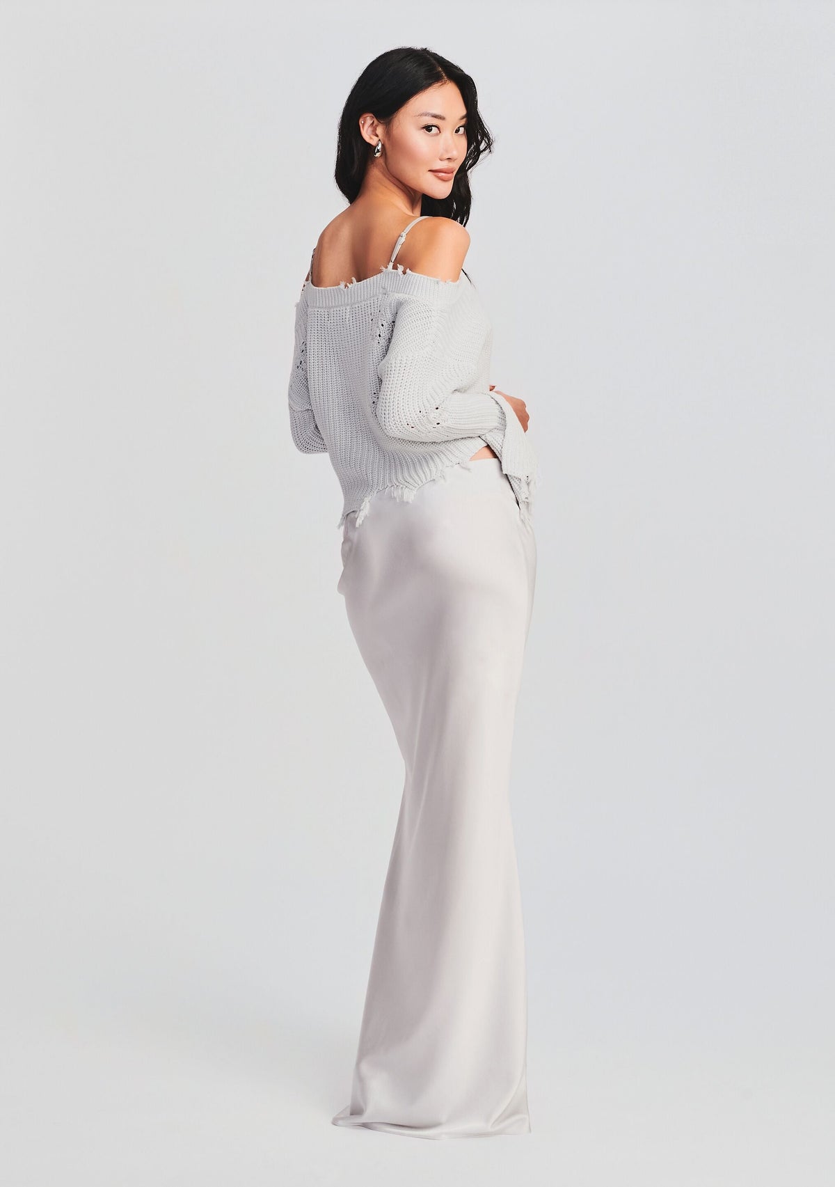 Silvana Silk Maxi Skirt