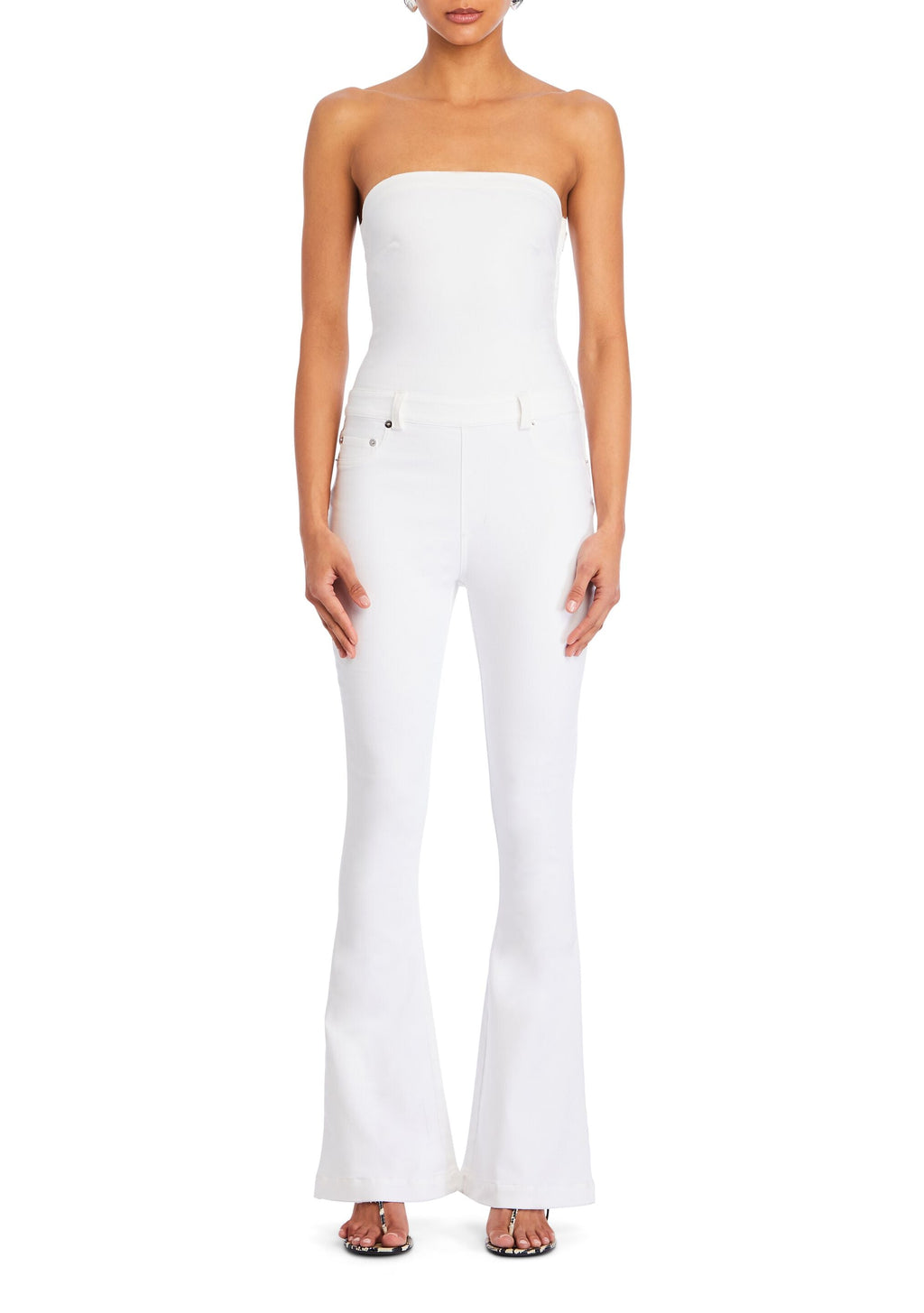 Jeanette Stretch Denim Jumpsuit