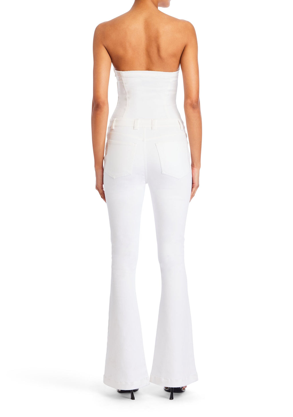 Jeanette Stretch Denim Jumpsuit