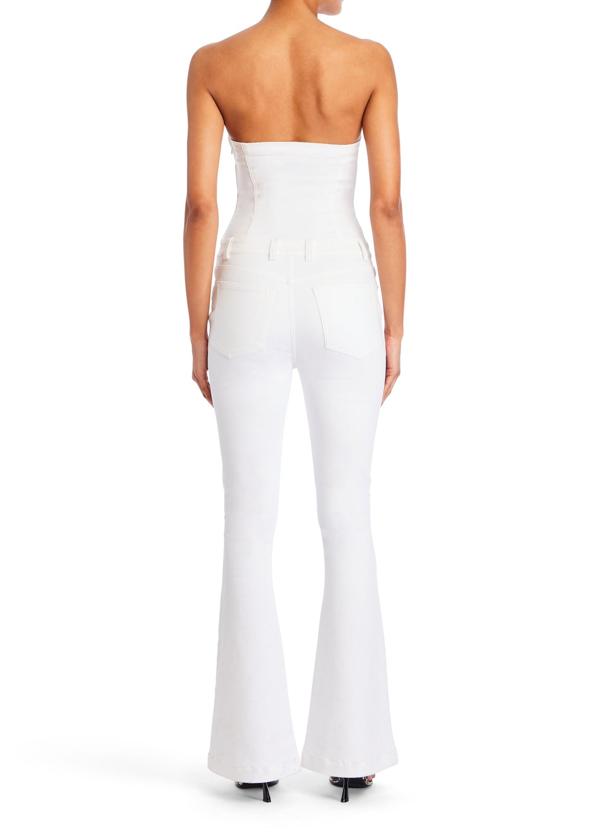 Jeanette Stretch Denim Jumpsuit