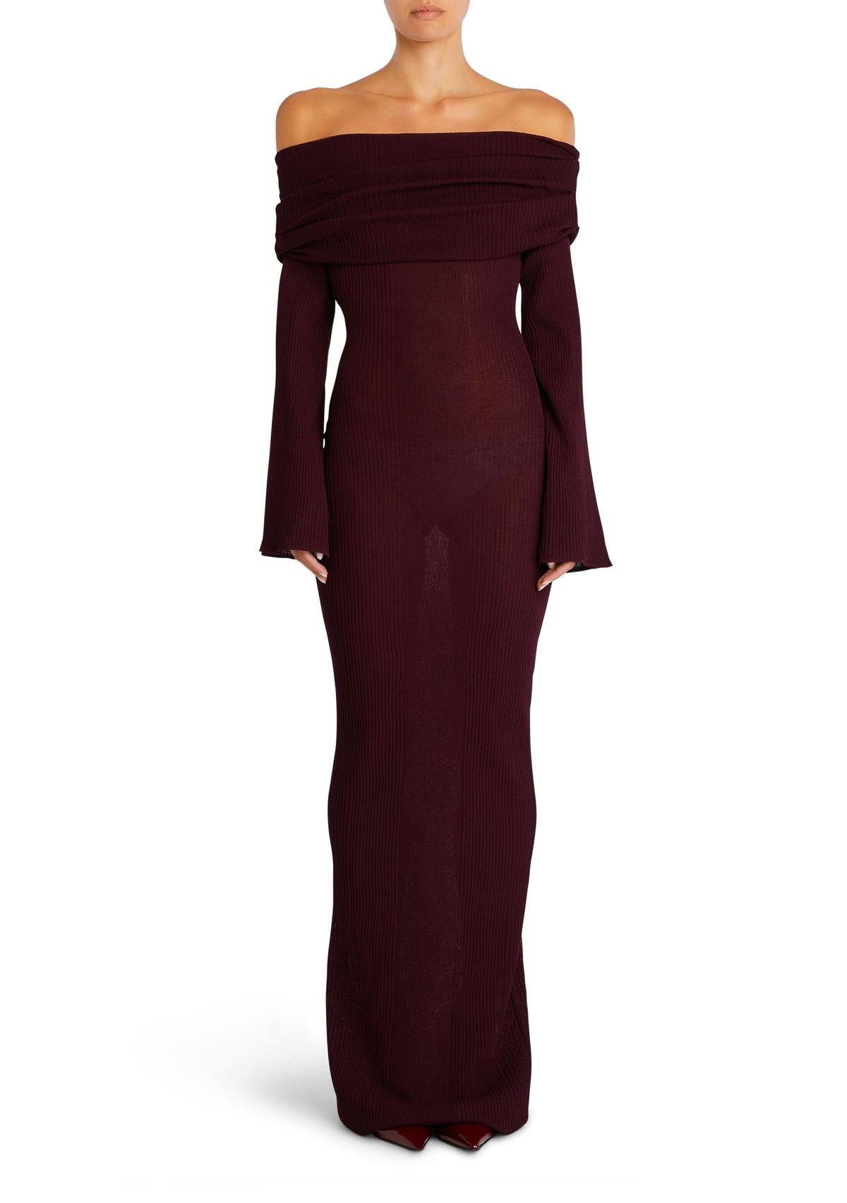Galleria Rib Knit Maxi Dress