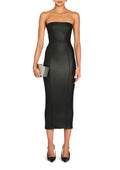 Adalaide Coated Denim Midi Dress