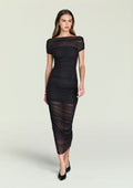 Noel Mesh Midi Dress