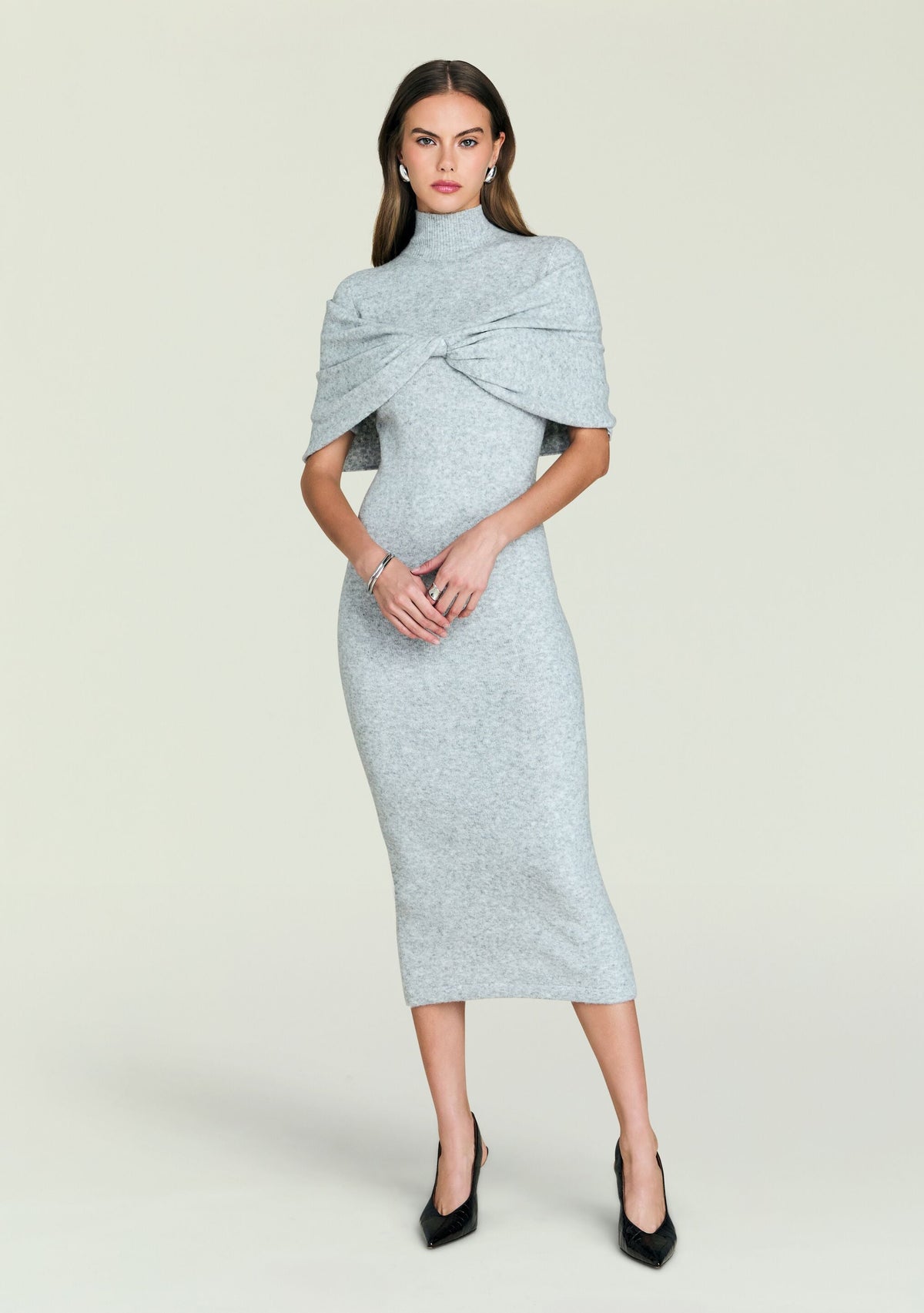 Wisteria Knit Midi Dress
