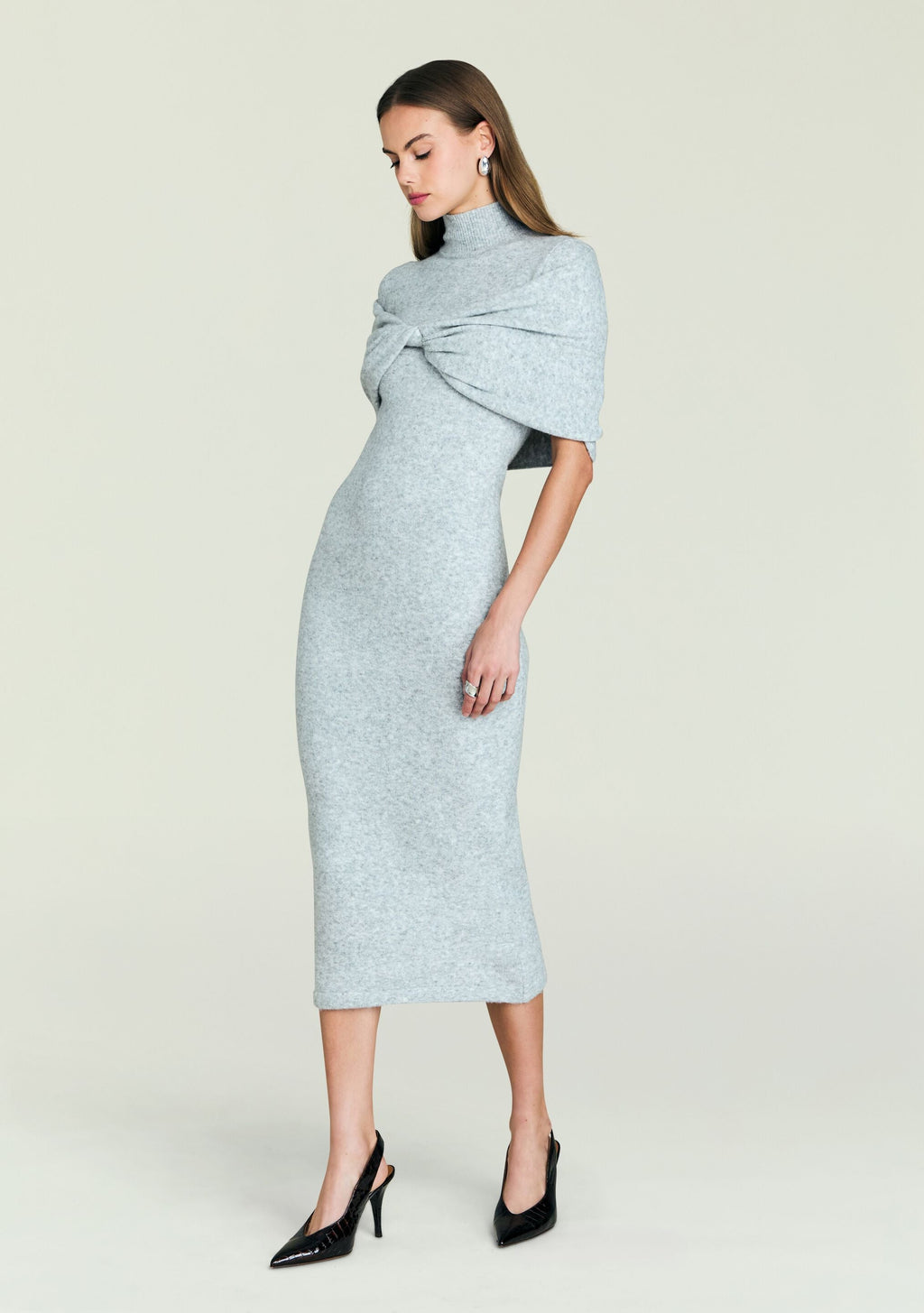 Wisteria Knit Midi Dress