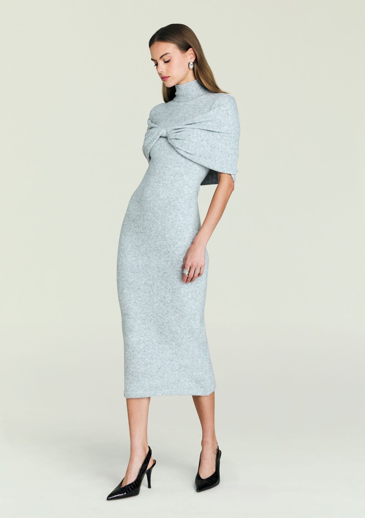 Wisteria Knit Midi Dress