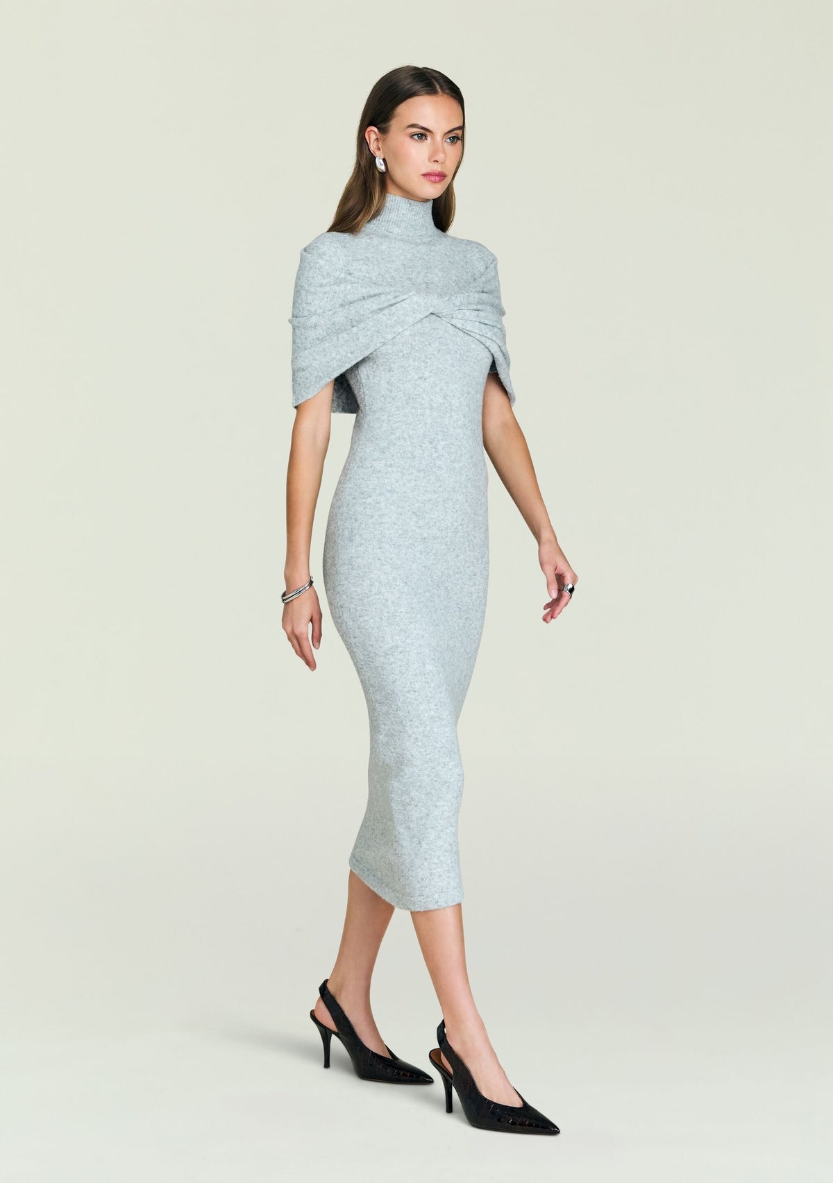 Wisteria Knit Midi Dress