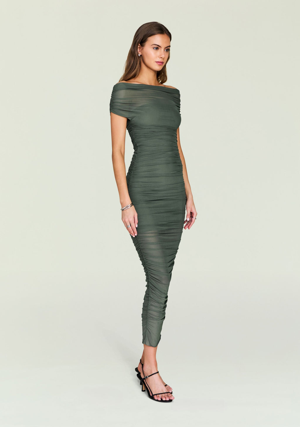 Noel Mesh Midi Dress