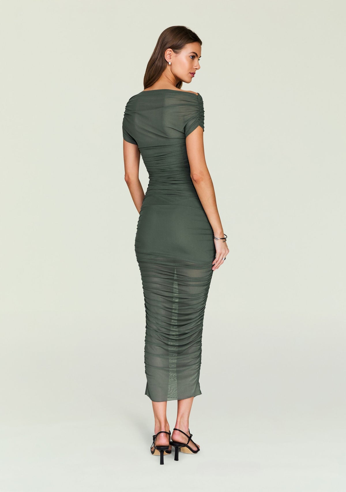 Noel Mesh Midi Dress