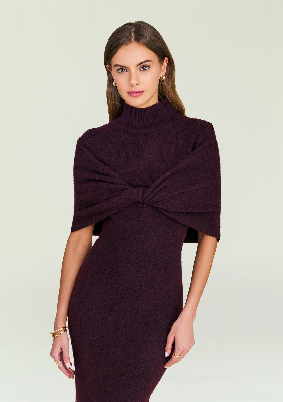 Wisteria Knit Midi Dress