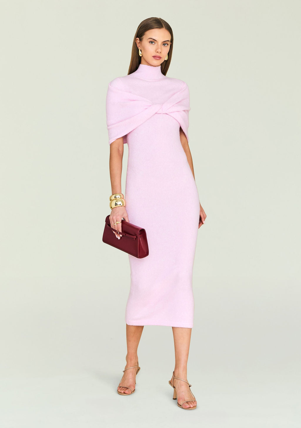 Wisteria Knit Midi Dress
