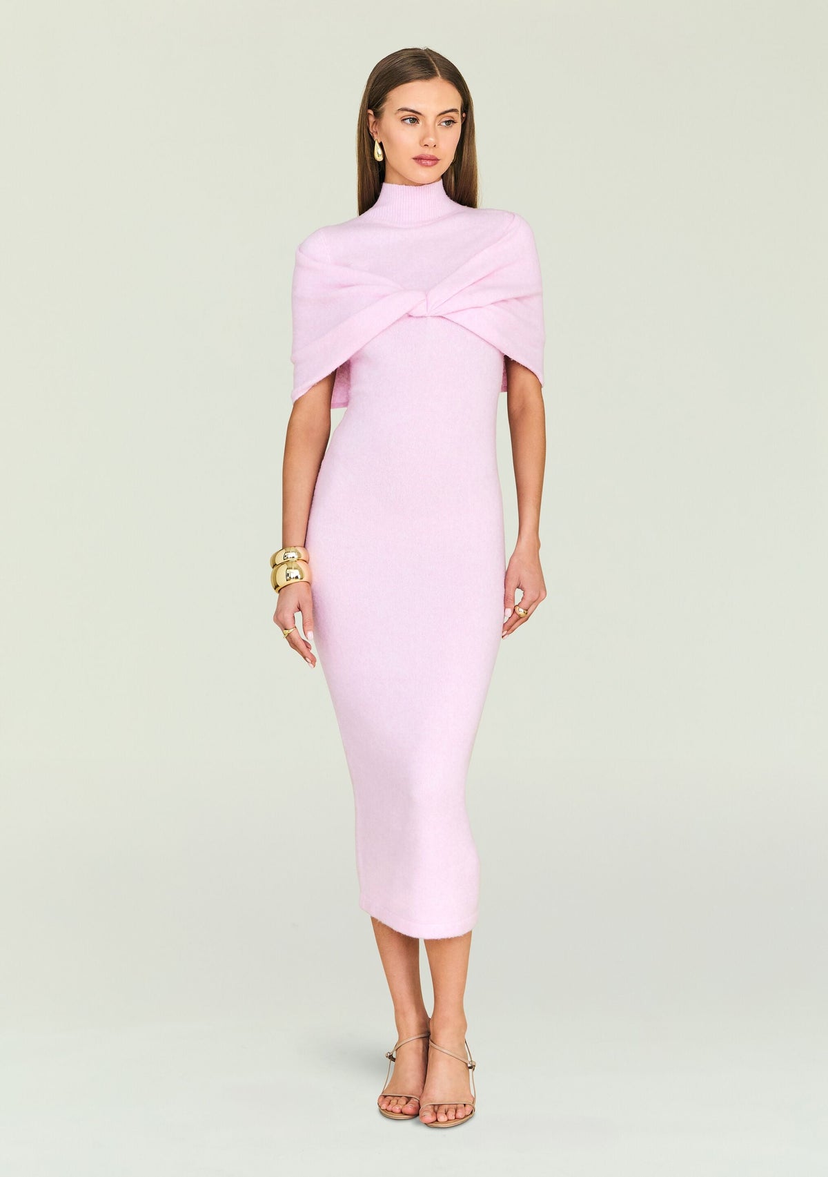 Wisteria Knit Midi Dress