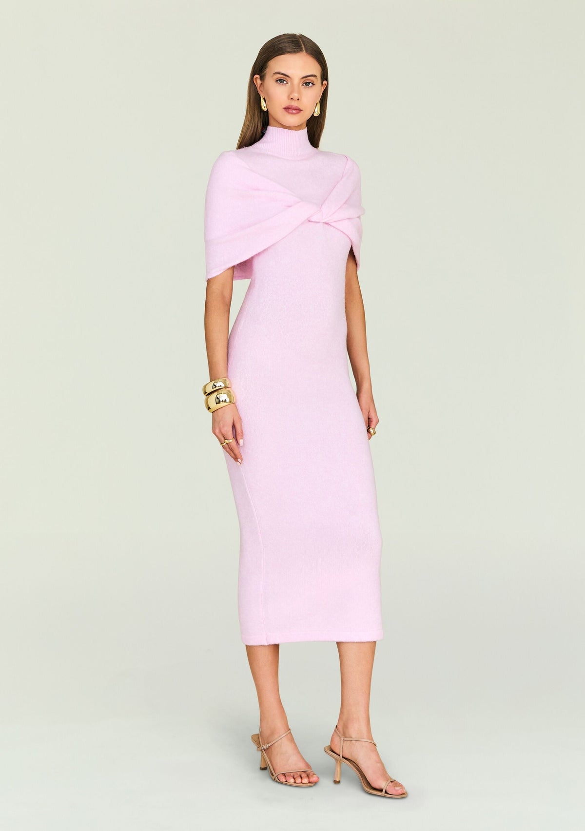 Wisteria Knit Midi Dress