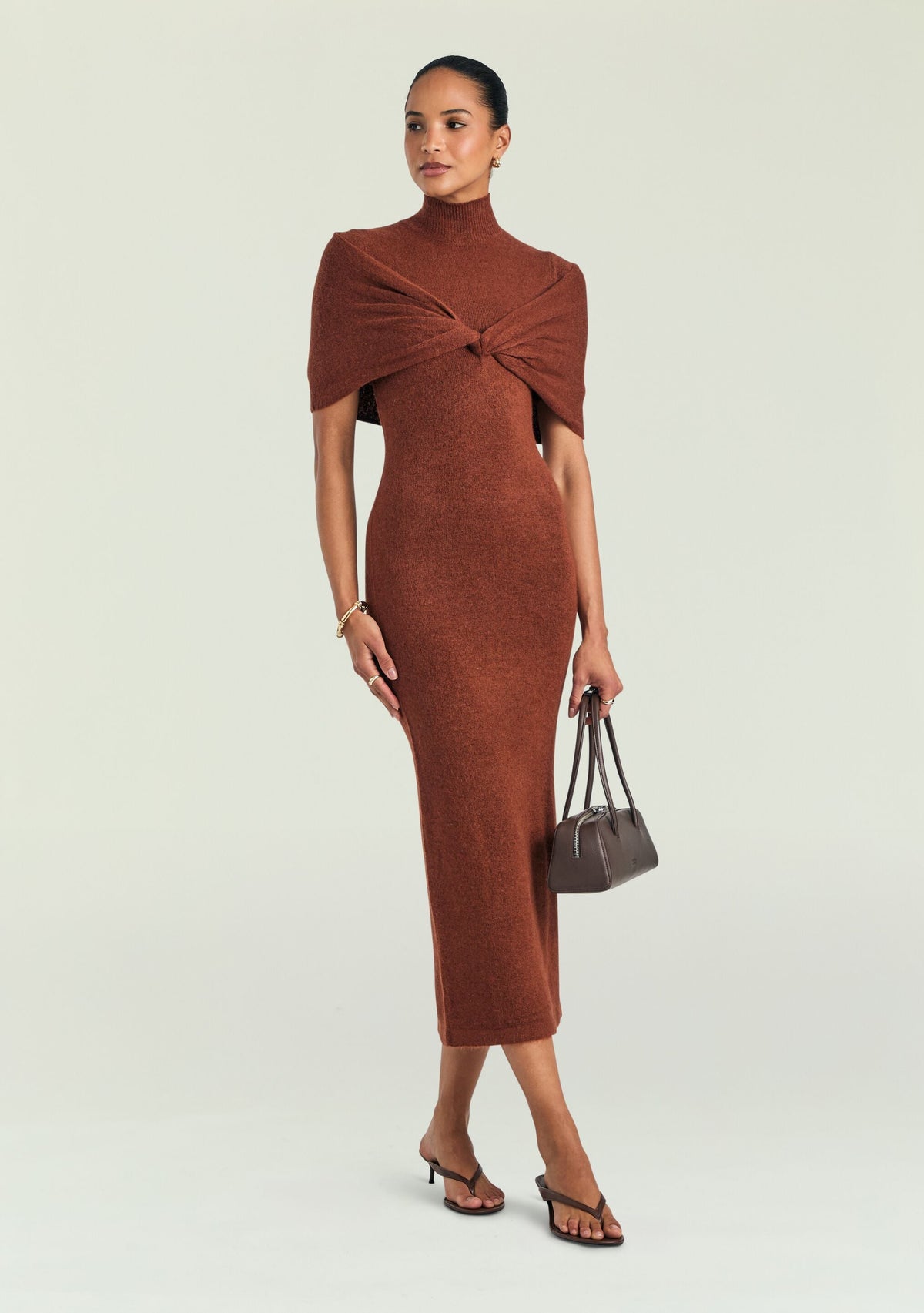 Wisteria Knit Midi Dress