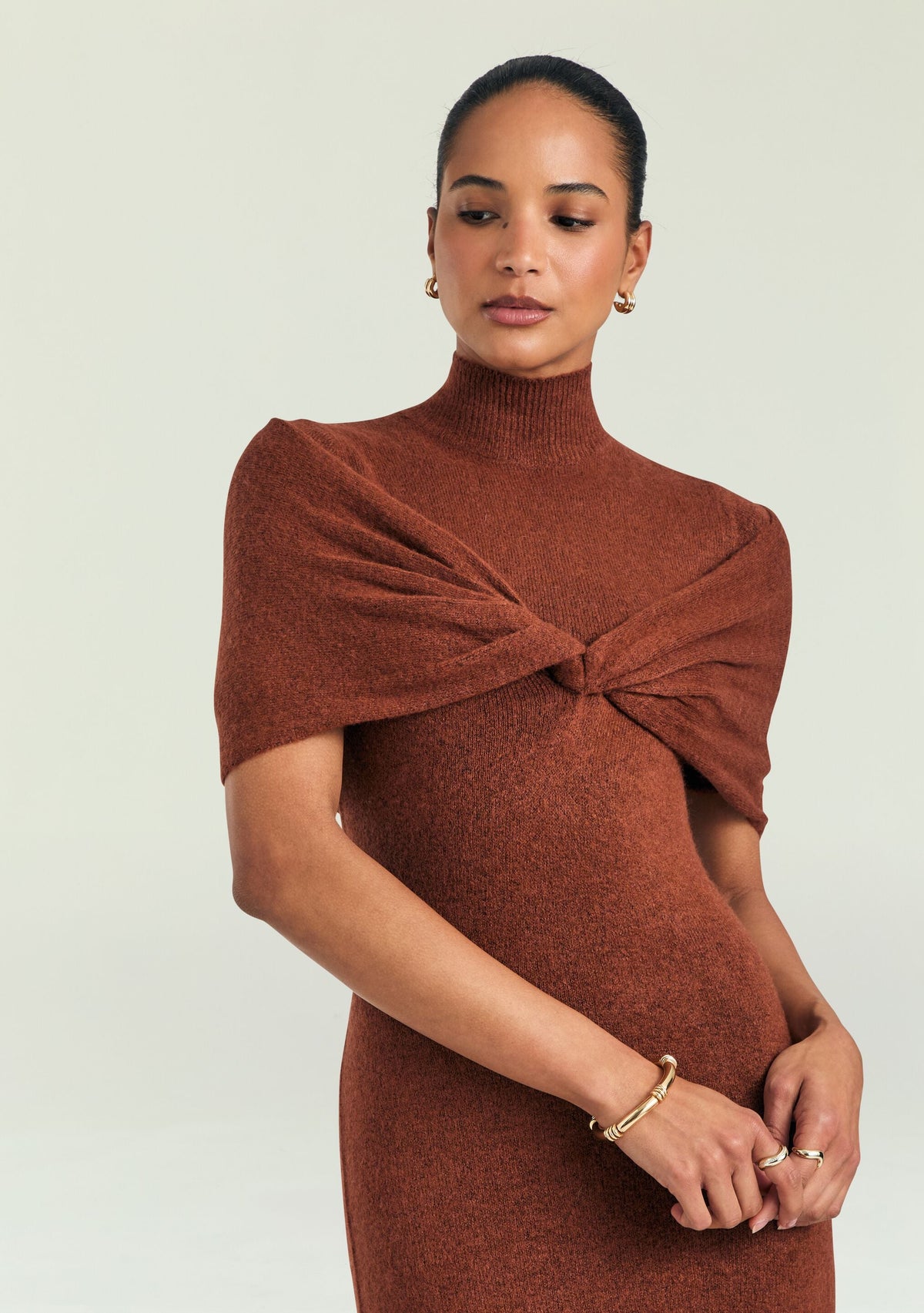 Wisteria Knit Midi Dress