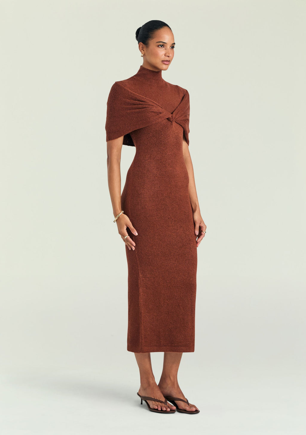 Wisteria Knit Midi Dress