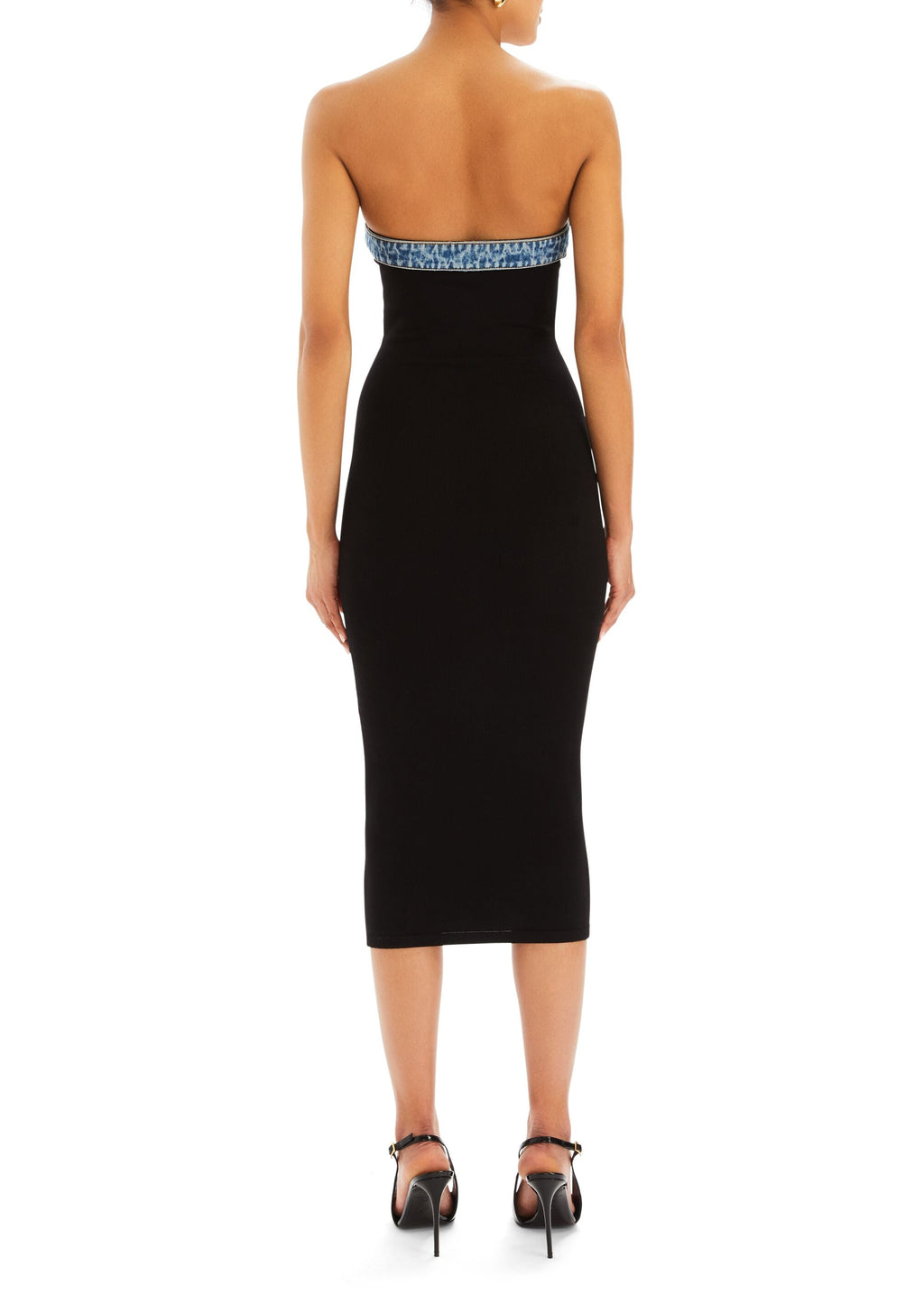 Blanche Knit Denim Dress