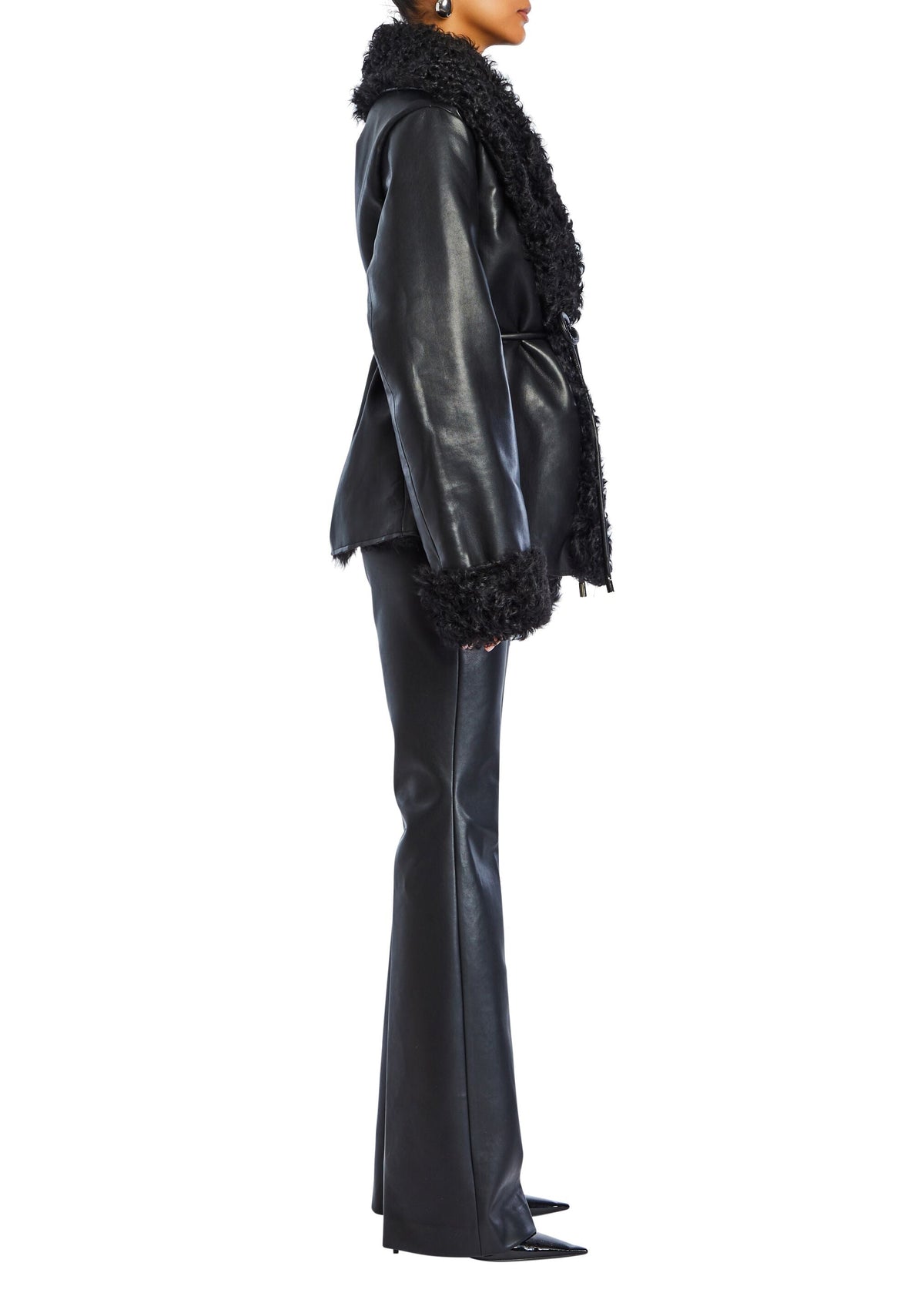 Roxanne Vegan Leather Coat