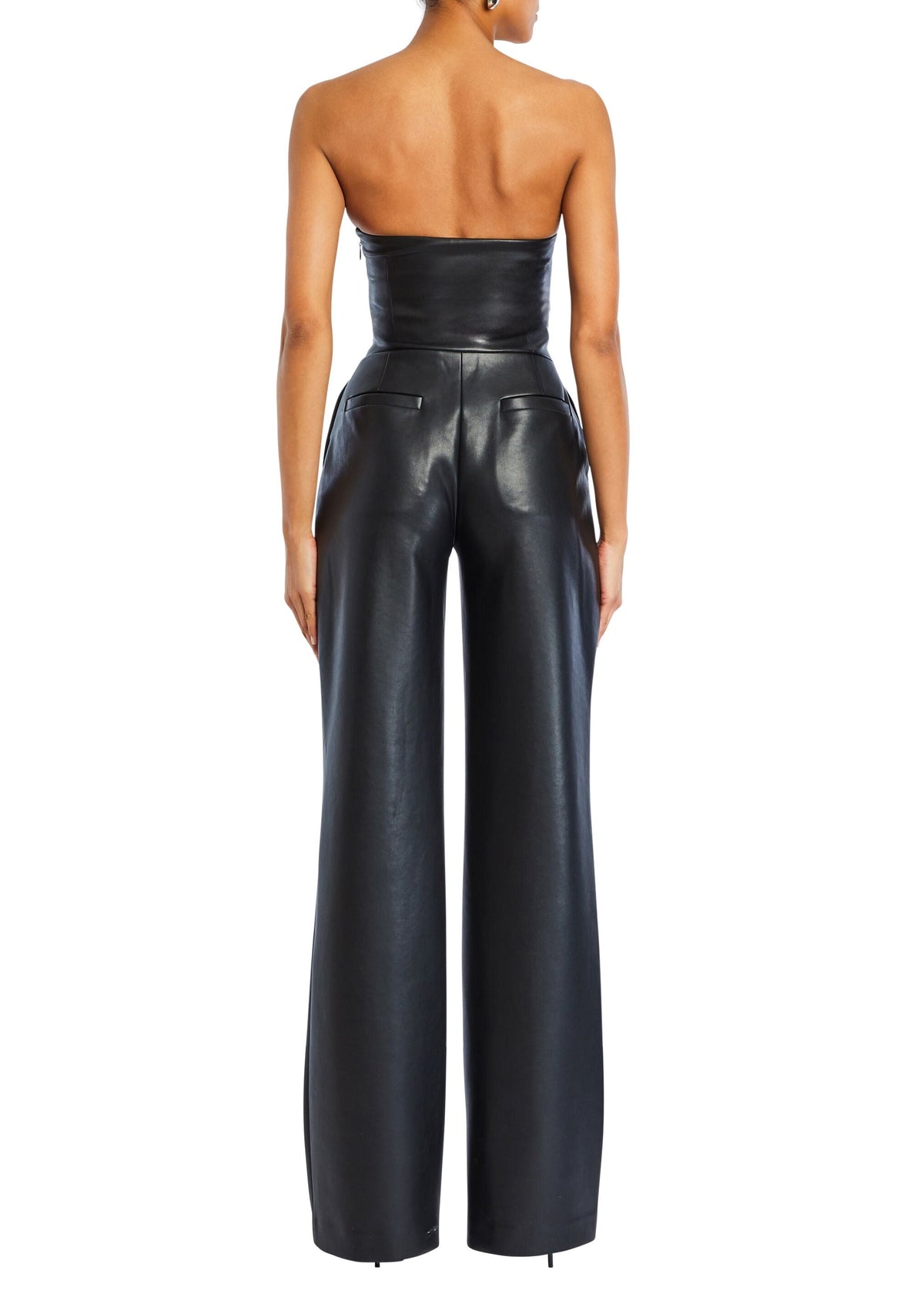 Zoe Faux Leather Jumpsuit