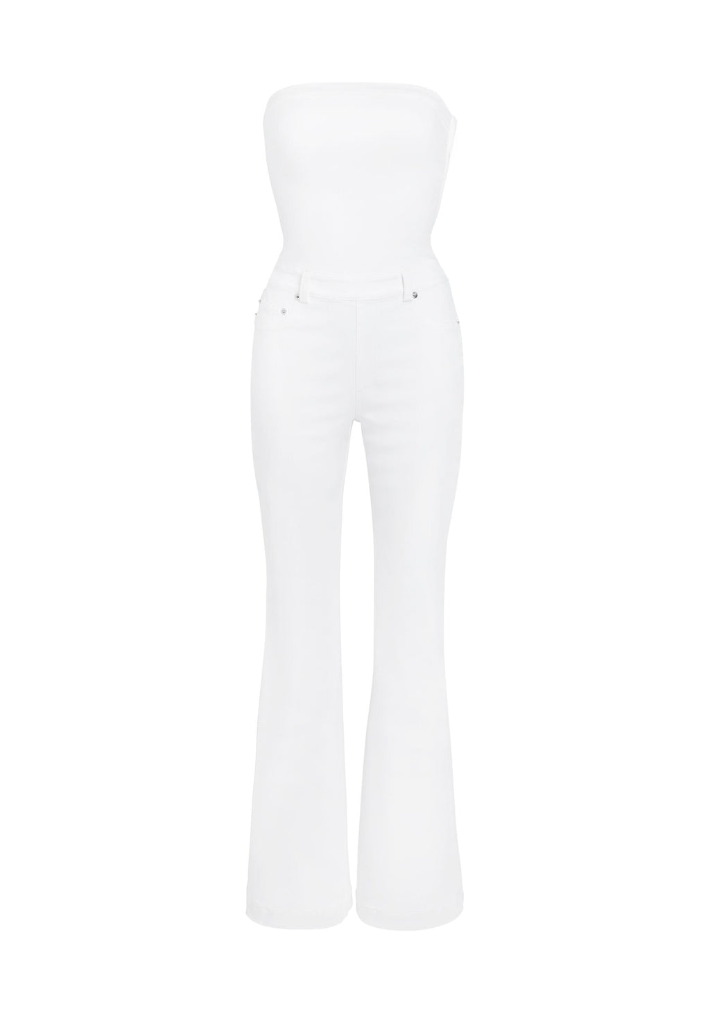 Jeanette Stretch Denim Jumpsuit