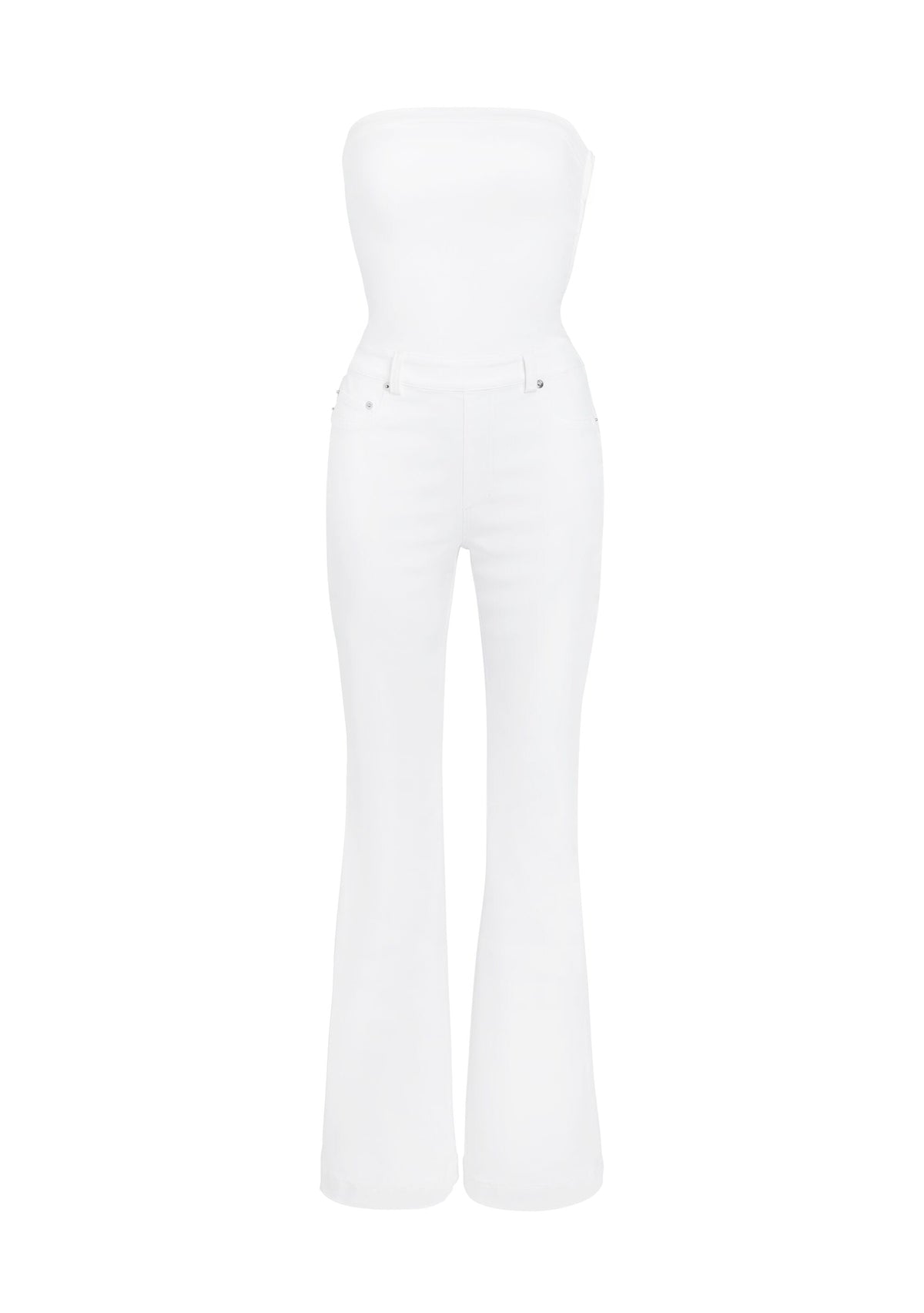 Jeanette Stretch Denim Jumpsuit