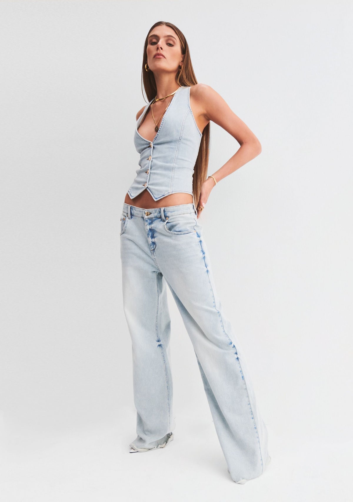 Taylor Denim Vest