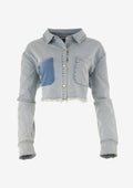 Ivy Cropped Denim Jacket