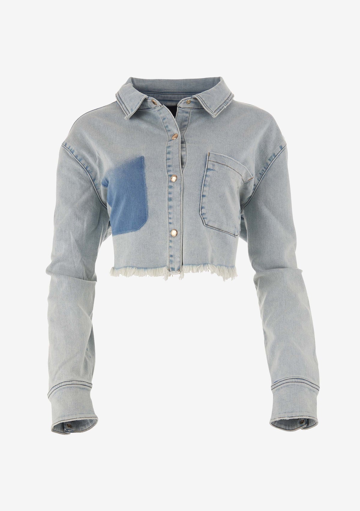 Ivy Cropped Denim Jacket
